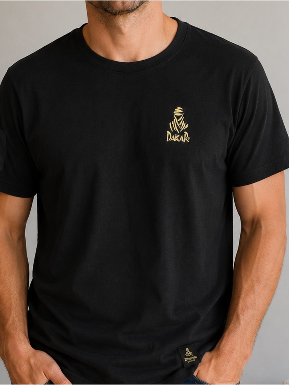 Black Short-Sleeve Men's Crew Tee